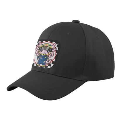 Gorra Unisex Curva Axolotzin Piloto De Carreras
