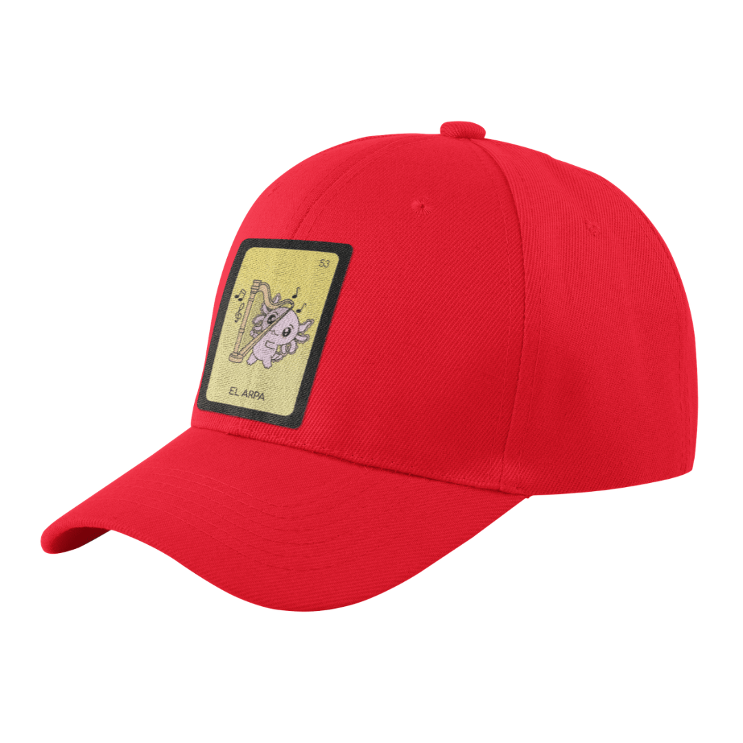 Gorra Unisex Curva Axoloteria El Arpa Ajolote
