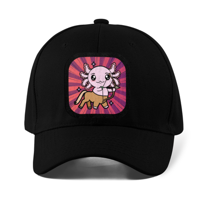 Gorra Unisex Curva Axolotzin Horoscopos Sagitario Ajolote