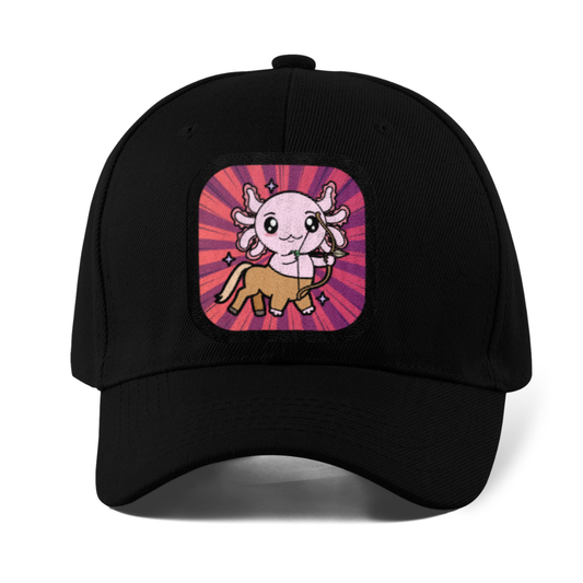 Gorra Unisex Curva Axolotzin Horoscopos Sagitario Ajolote