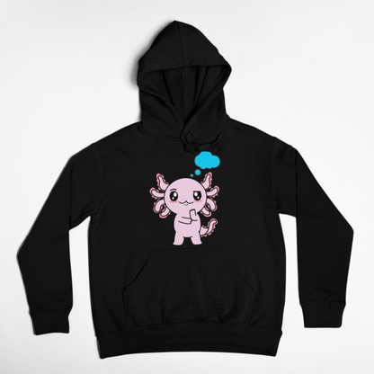 Hoodie Axolotzin Pensando Ajolote Unisex