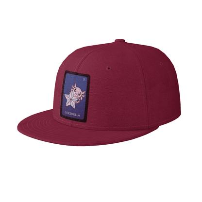 Gorra Unisex Plana Axoloteria La Estrella Ajolote