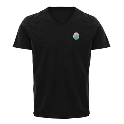 Playera Cuello V Ajolotito Nopalito Mirari Chan