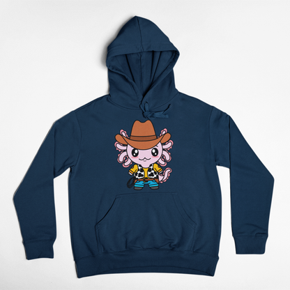 Hoodie Axolotzin Vaquero Ajolote Unisex
