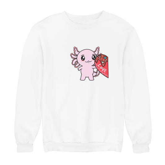 Sudadera Axolotzin Love You Ajolote Unisex