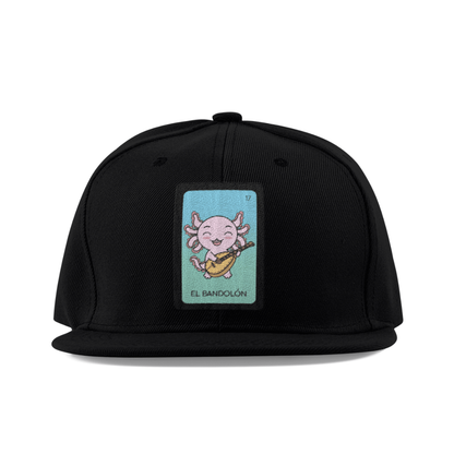Gorra Unisex Plana Axoloteria El Bandolón Ajolote