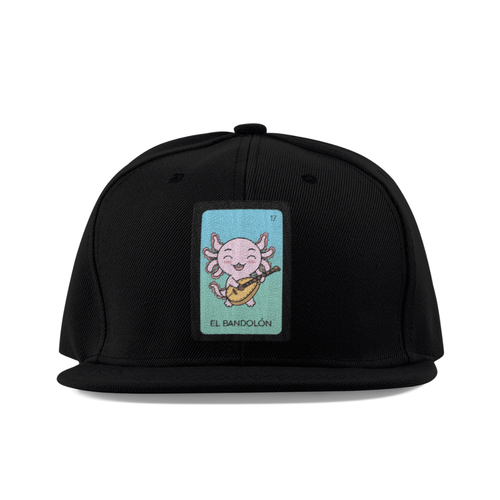 Gorra Unisex Plana Axoloteria El Bandolón Ajolote