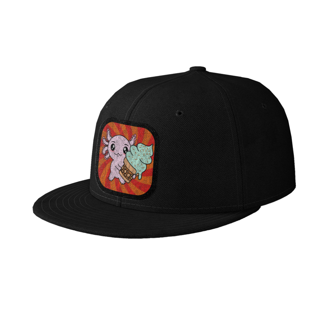 Gorra Unisex Plana Axolotzin Helado