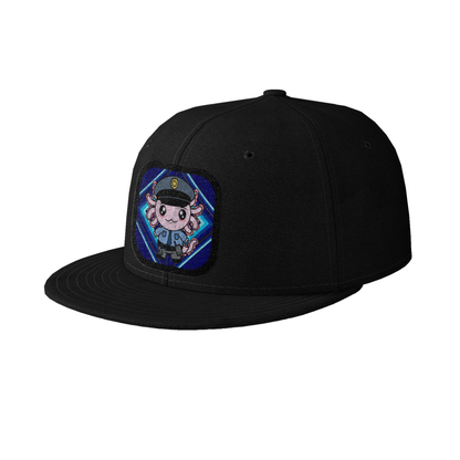 Gorra Unisex Plana Axolotzin Policía
