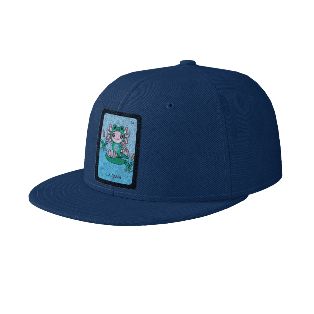 Gorra Unisex Plana Axoloteria La Rana Ajolote