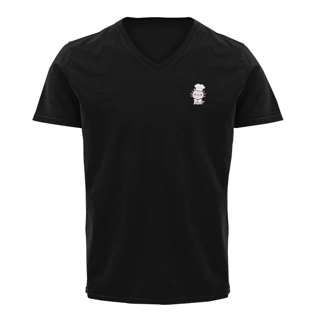 Playera "V" Ajolote Chef Xo The Monster
