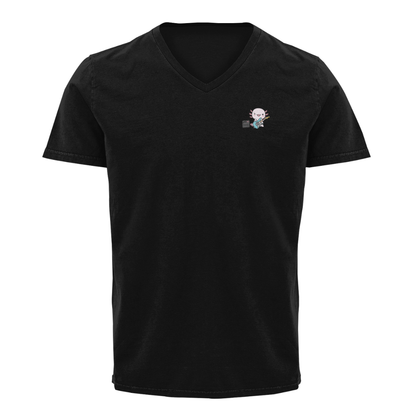 Playera "V" Ajolote Guitarrista Xo The Monster