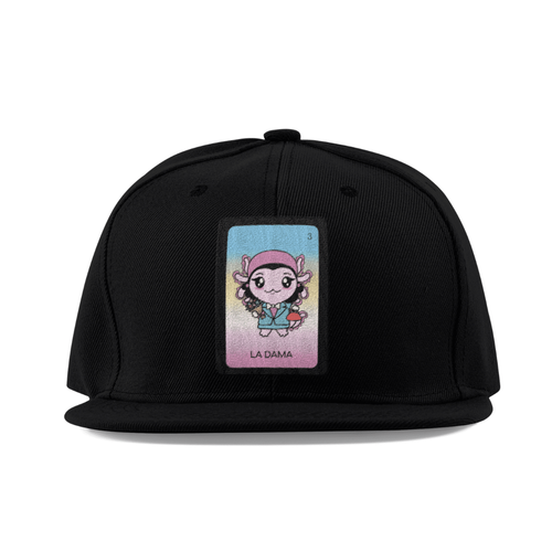 Gorra Unisex Plana Axoloteria La Dama Ajolote