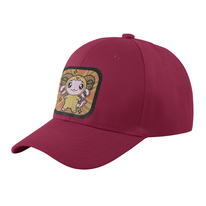 Gorra Unisex Curva Axolotzin Horoscopos Aries Ajolote