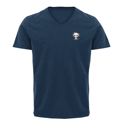 Playera "V" Ajolote Esqueleto Xo The Monster