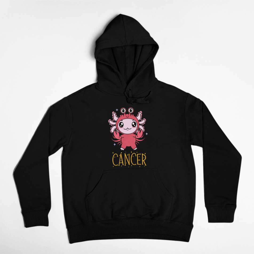 Hoodie Axolotzin Horóscopos Nombre Cancer Ajolote Unisex