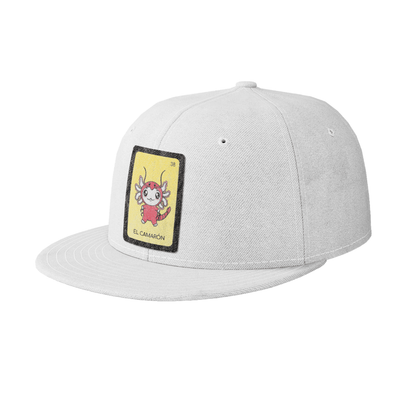 Gorra Unisex Plana Axoloteria El Camarón Ajolote