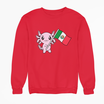 Sudadera Axolotzin Bandera Ajolote Unisex