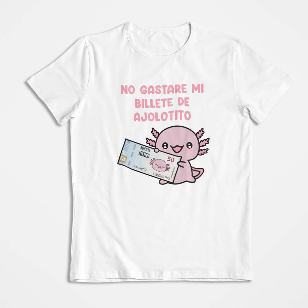 Playera Ajolote Billete Xo The Monster