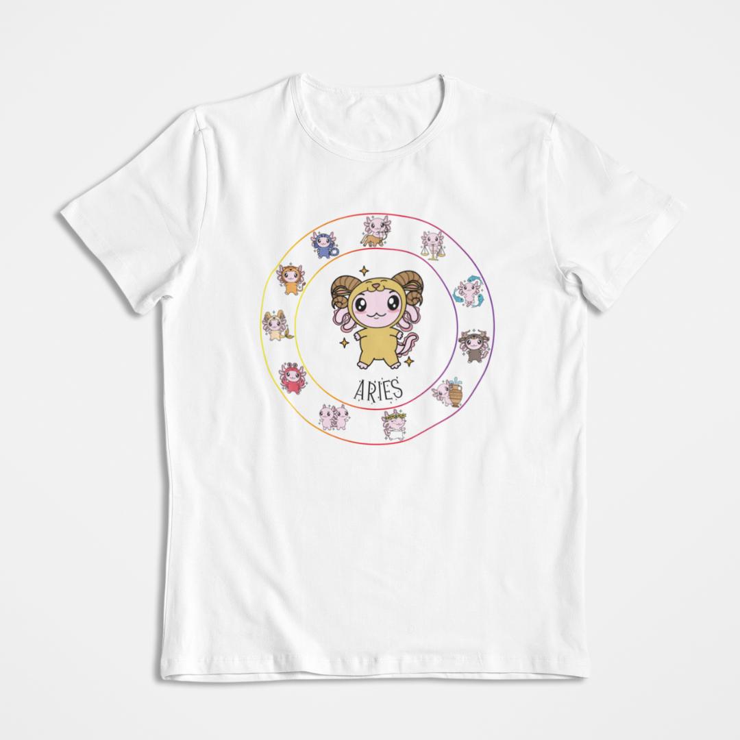 Playera Horoscopos Aries Axolotzin Ajolote