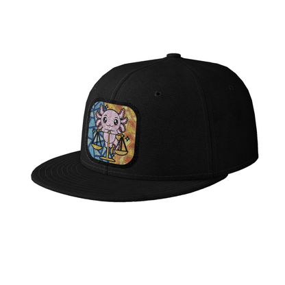 Gorra Unisex Plana Axolotzin Horoscopos Libra Ajolote