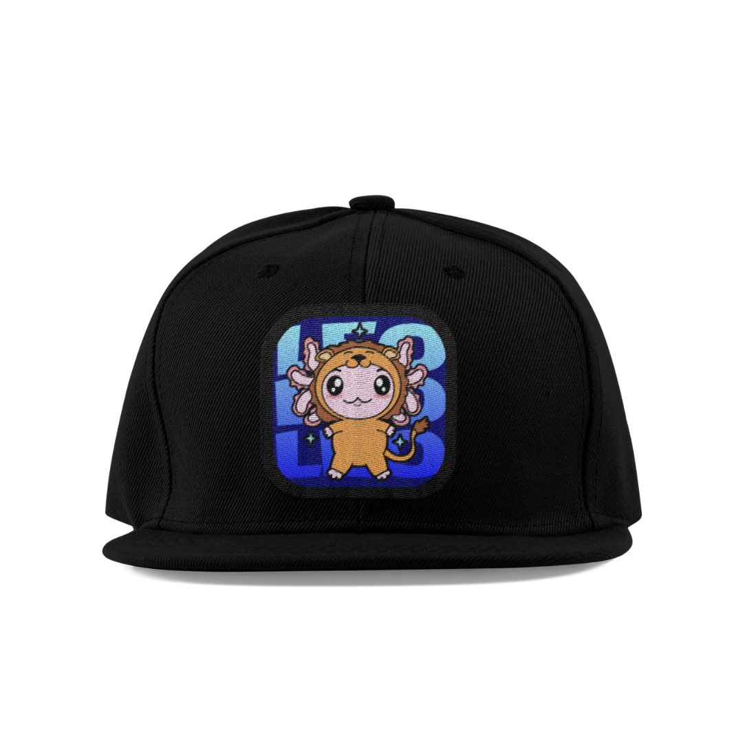 Gorra Unisex Plana Axolotzin Horoscopos Leo Ajolote