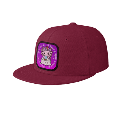 Gorra Unisex Plana Axolotzin Horoscopos Adivino Ajolote