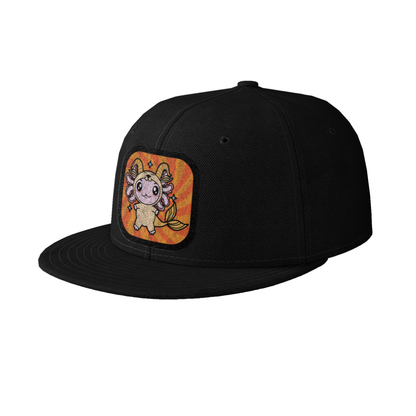 Gorra Unisex Plana Axolotzin Horoscopos Capricornio Ajolote