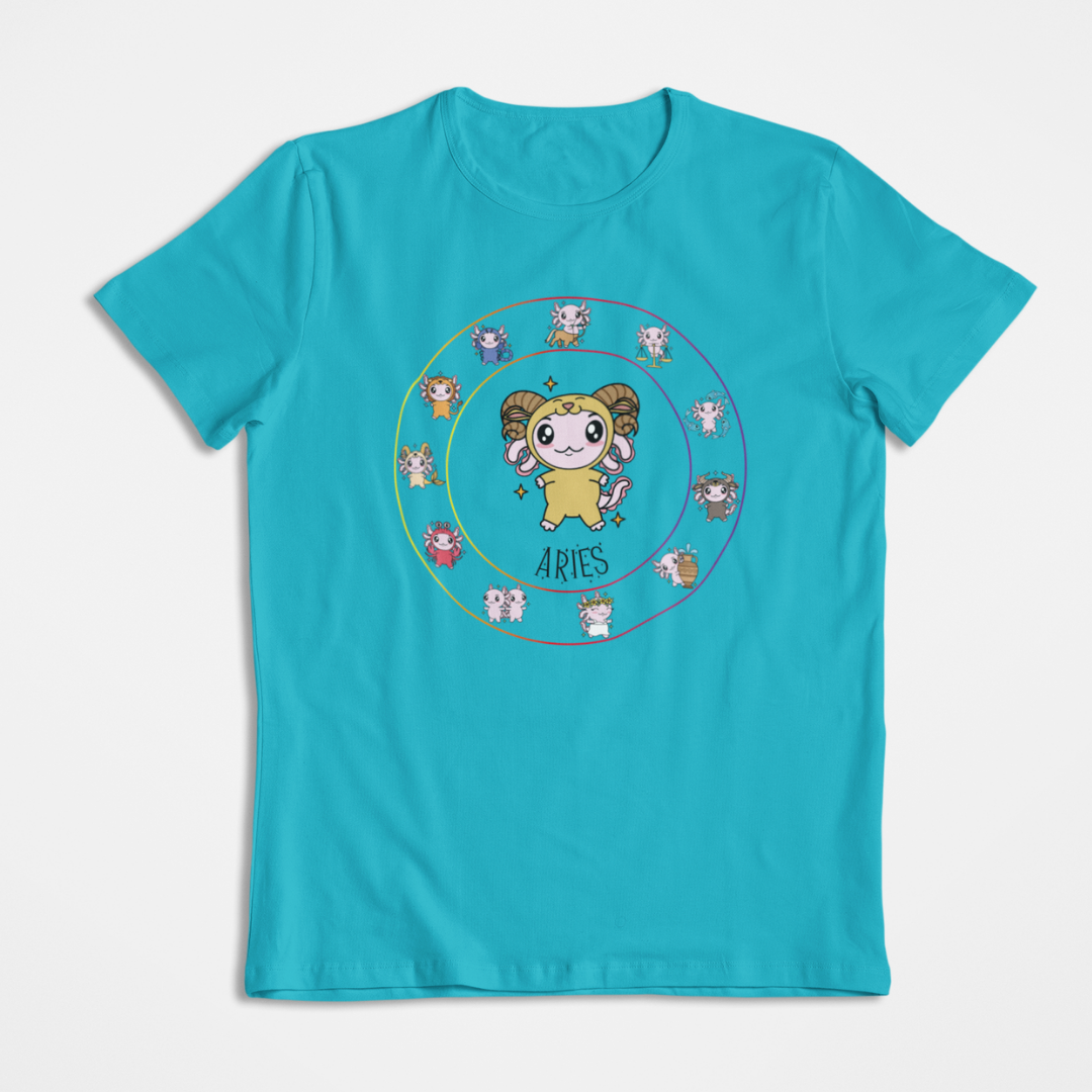 Playera Horoscopos Aries Axolotzin Ajolote