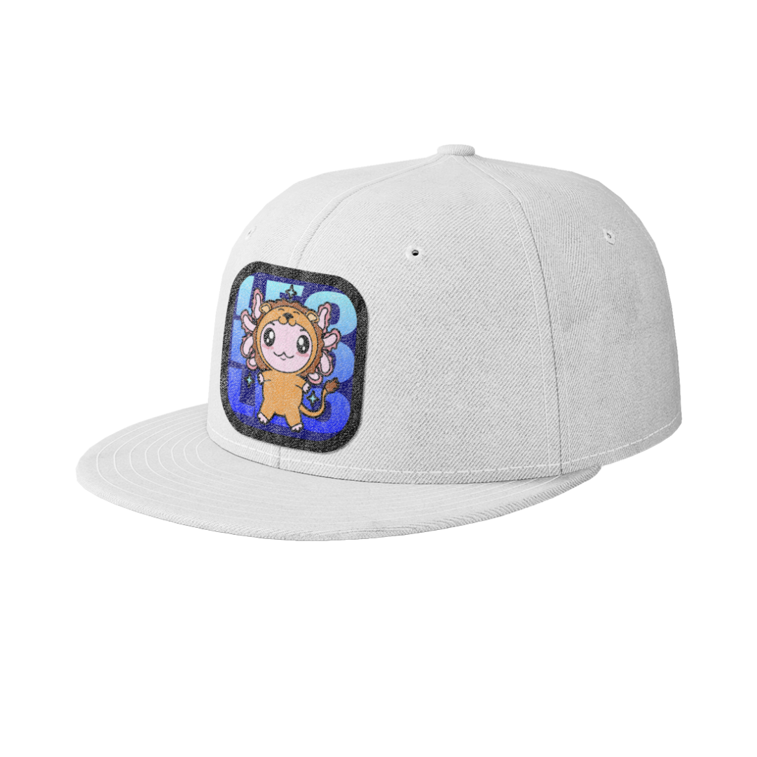 Gorra Unisex Plana Axolotzin Horoscopos Leo Ajolote