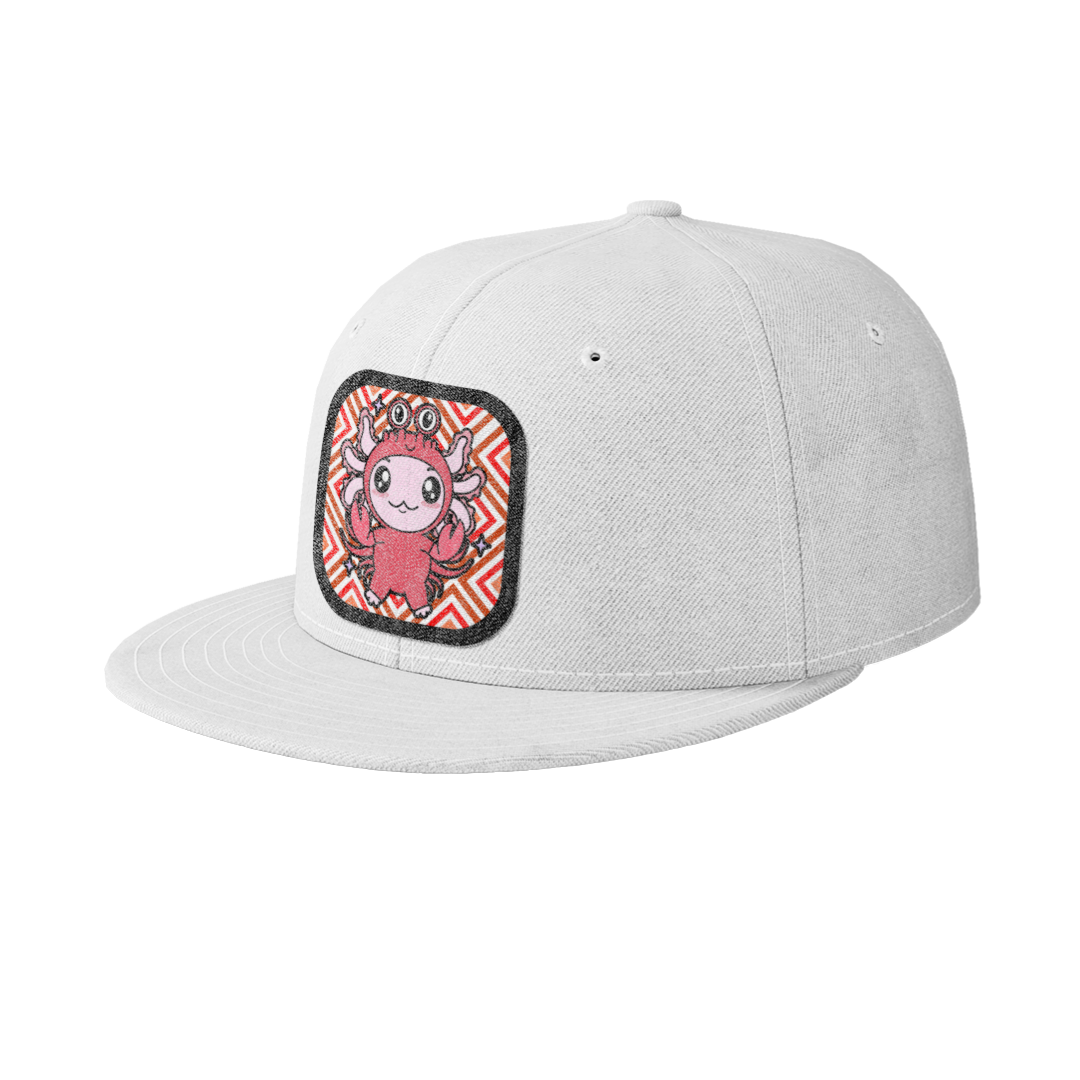 Gorra Unisex Plana Axolotzin Horoscopos Cáncer Ajolote