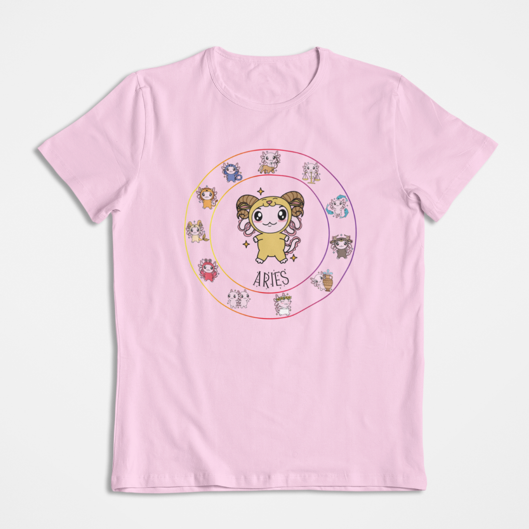 Playera Horoscopos Aries Axolotzin Ajolote