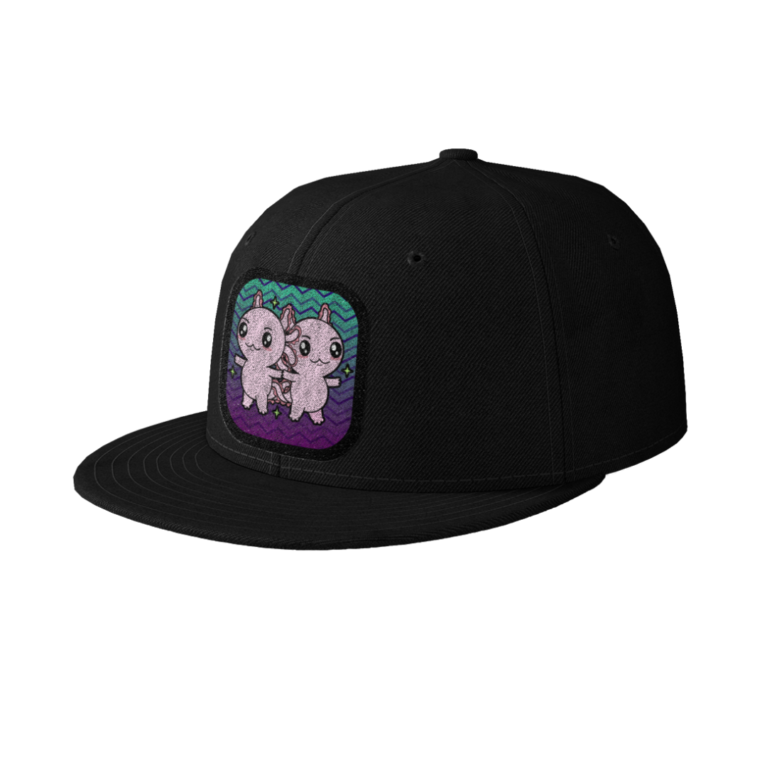 Gorra Unisex Plana Axolotzin Horoscopos Géminis Ajolote