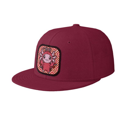 Gorra Unisex Plana Axolotzin Horoscopos Cáncer Ajolote