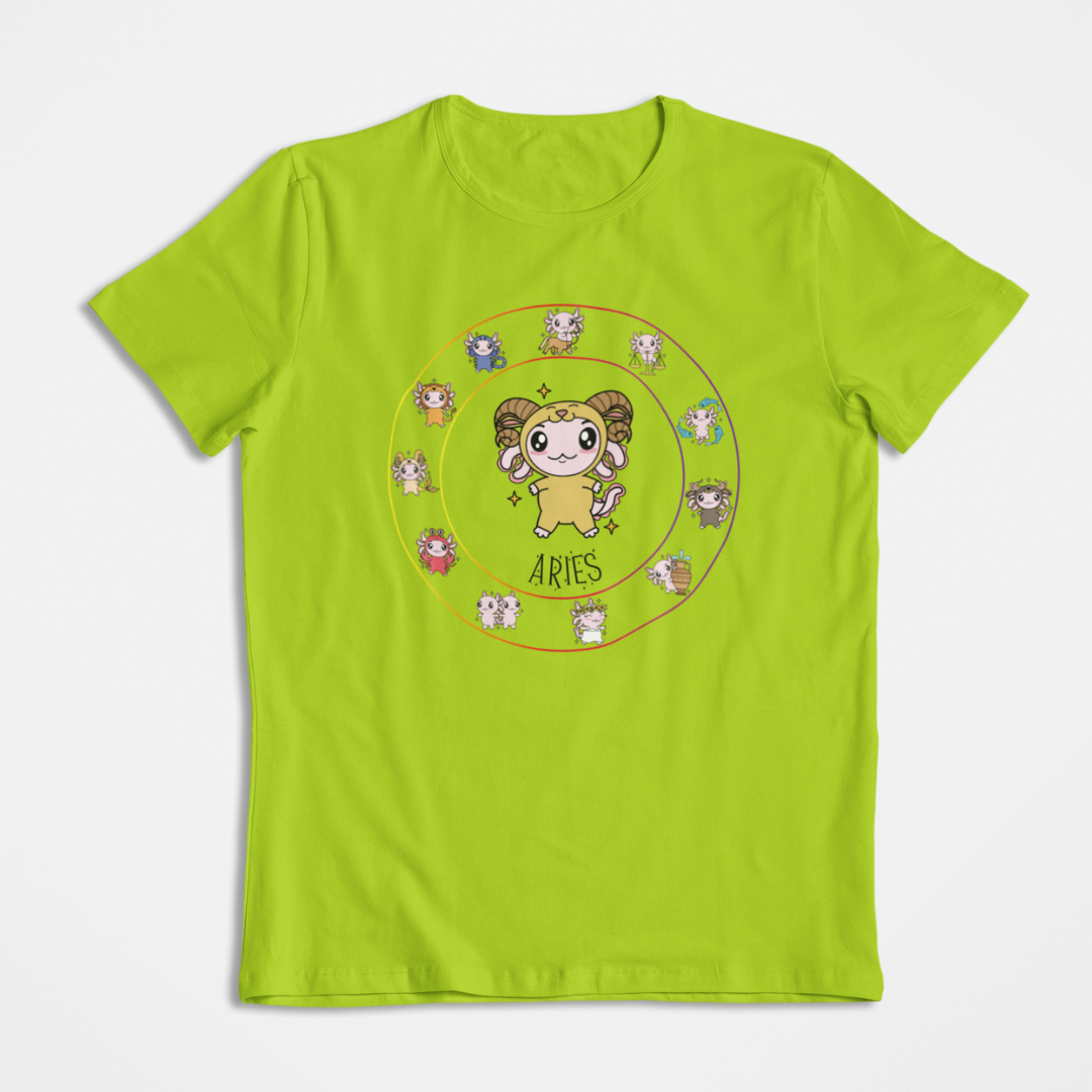 Playera Horoscopos Aries Axolotzin Ajolote