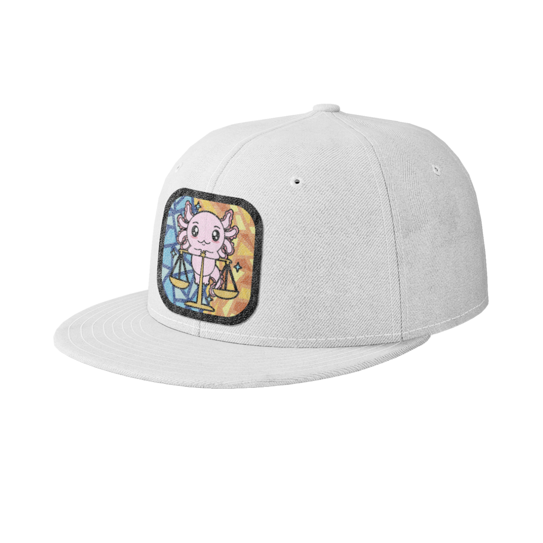 Gorra Unisex Plana Axolotzin Horoscopos Libra Ajolote