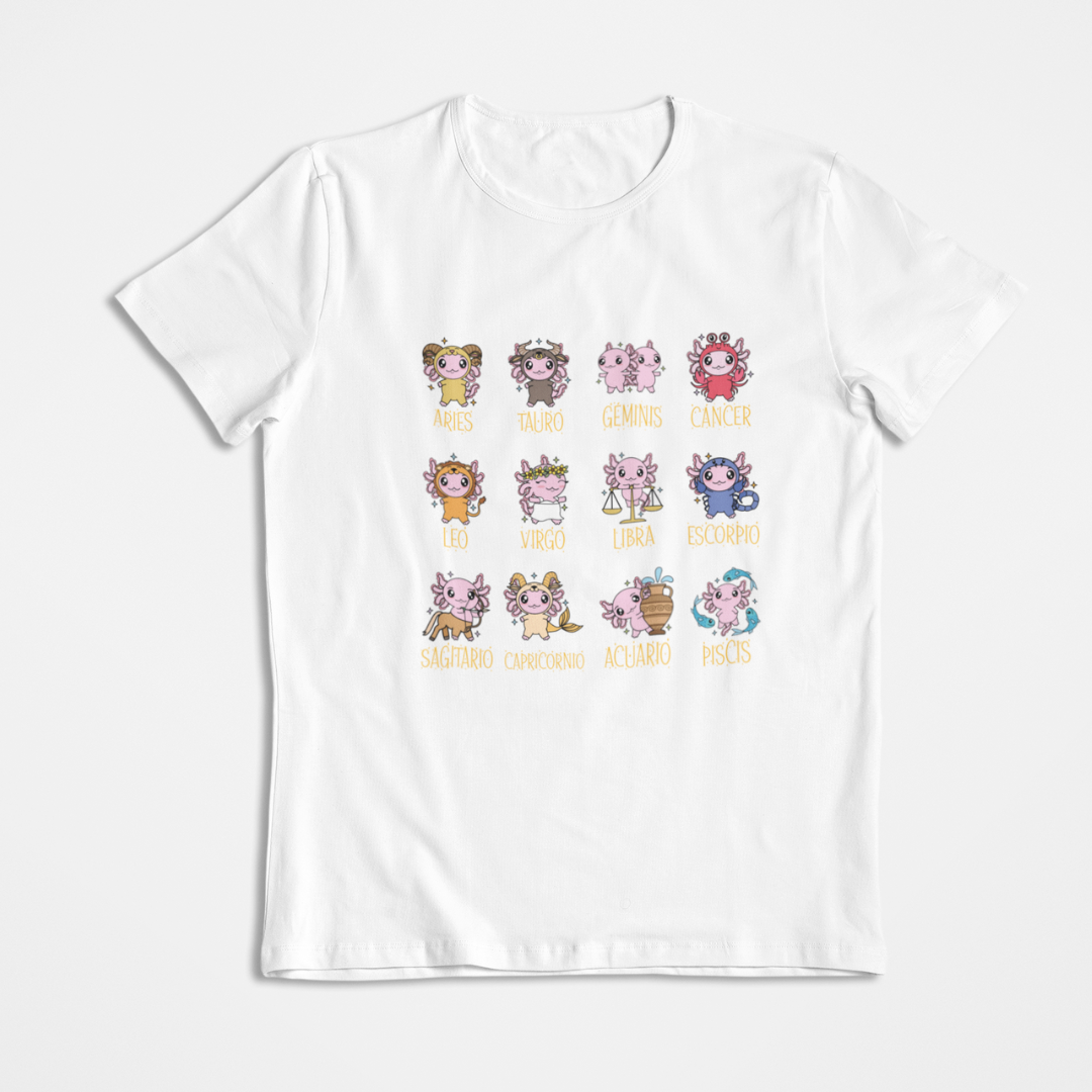 Playera Axolotzin Horoscopos Ajolote