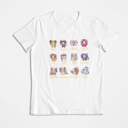 Playera Axolotzin Horoscopos Ajolote