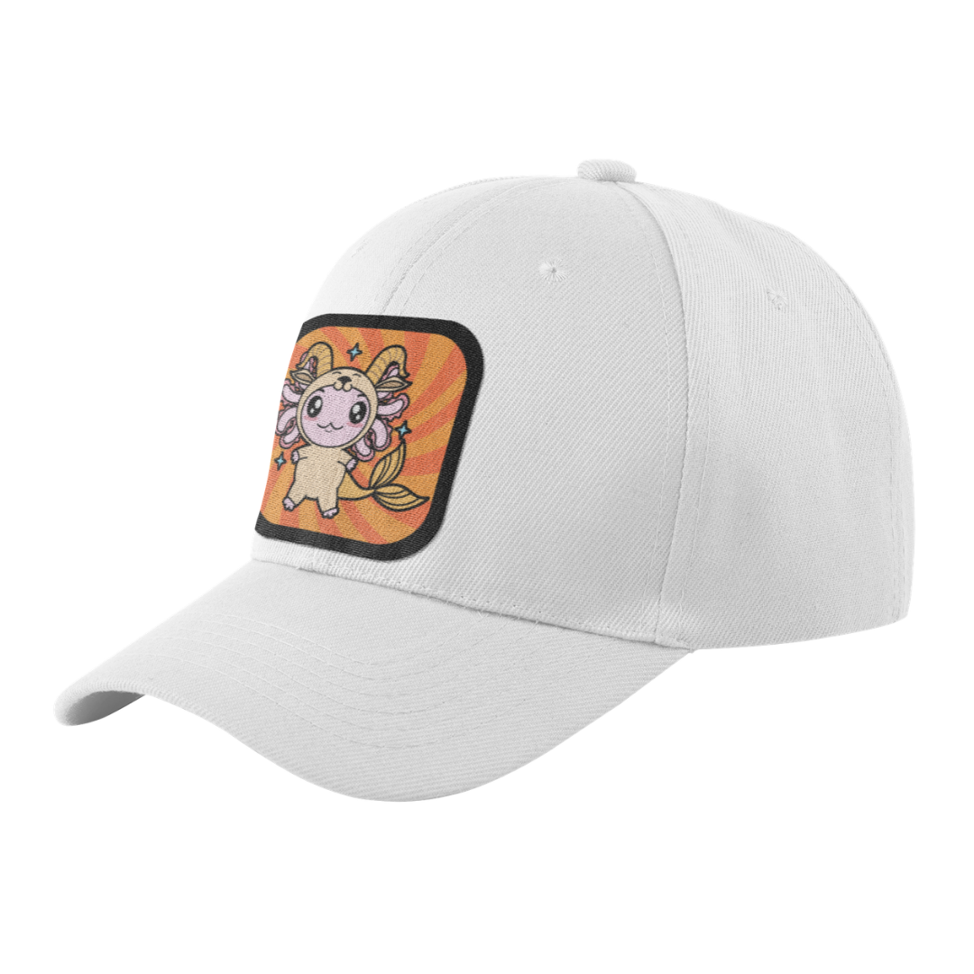 Gorra Unisex Curva Axolotzin Horoscopos Capricornio Ajolote