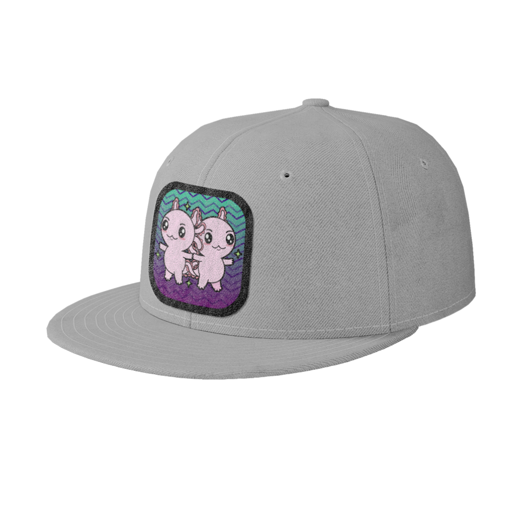 Gorra Unisex Plana Axolotzin Horoscopos Géminis Ajolote