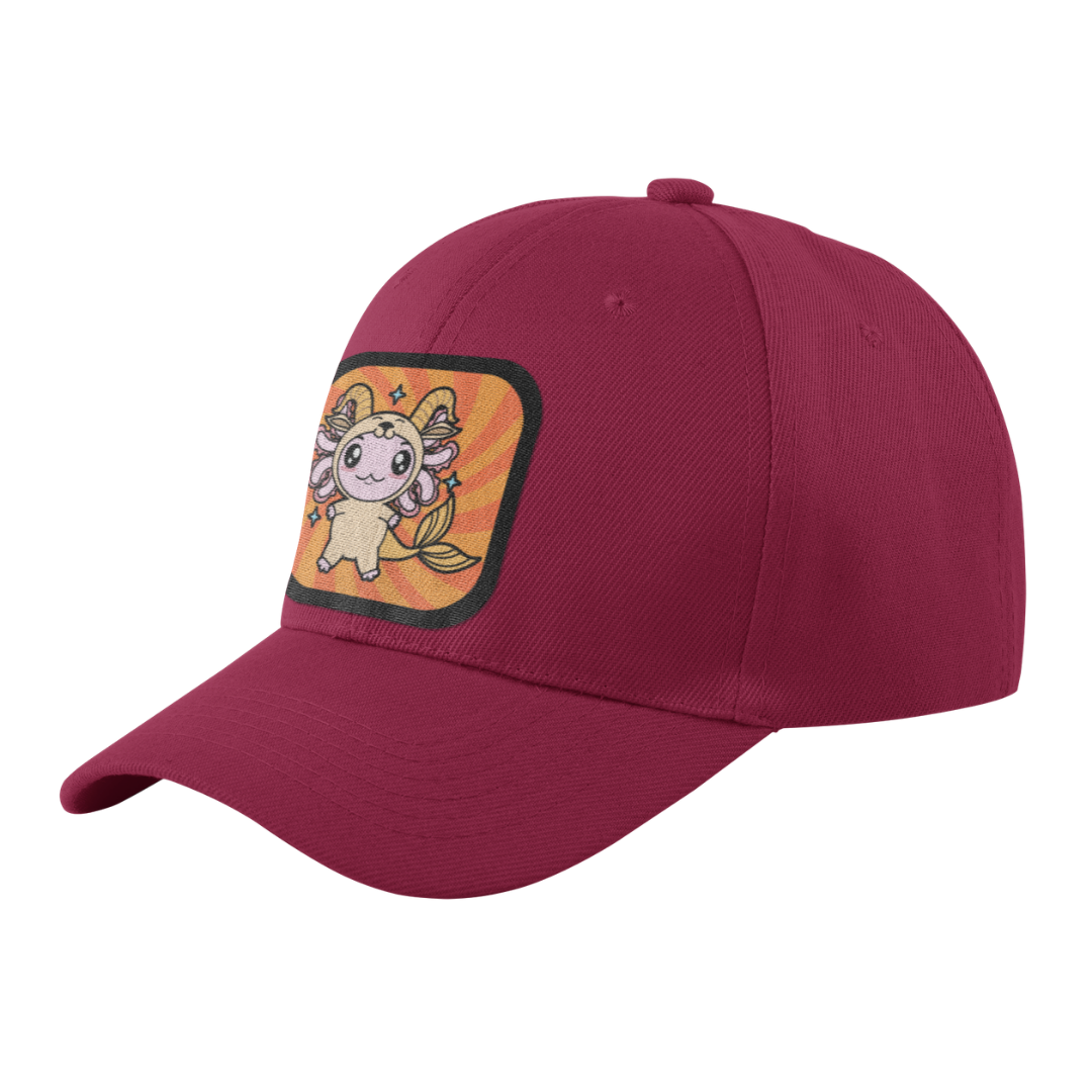 Gorra Unisex Curva Axolotzin Horoscopos Capricornio Ajolote