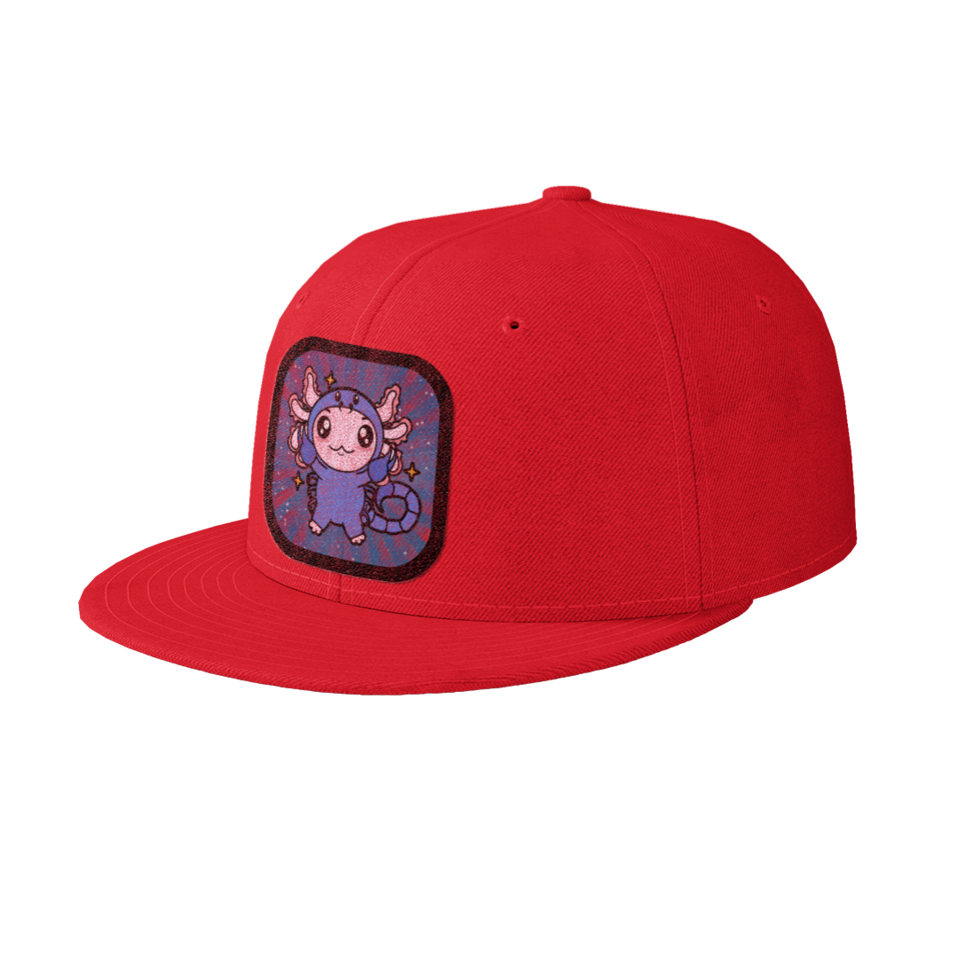 Gorra Unisex Plana Axolotzin Horoscopos Escorpio Ajolote