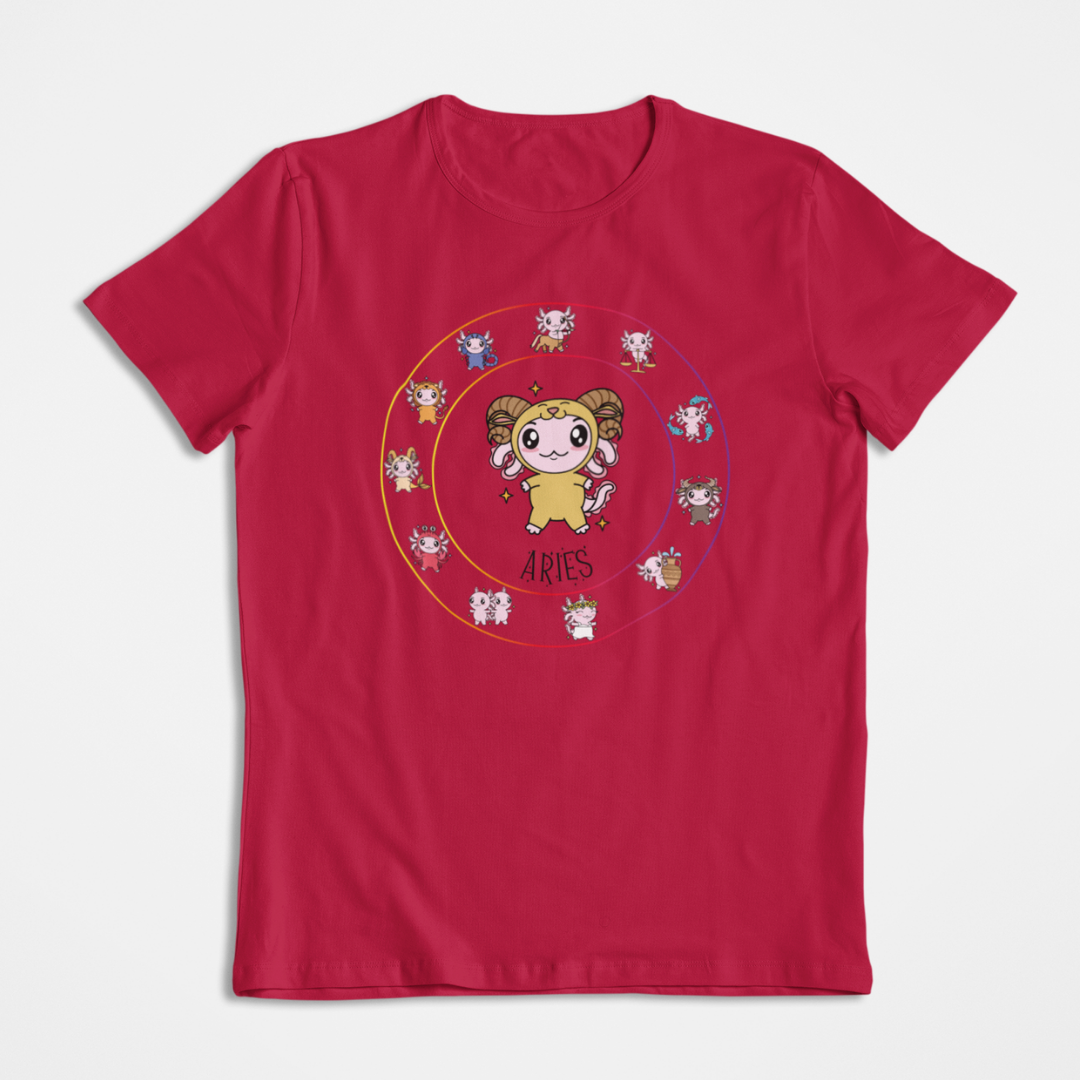 Playera Horoscopos Aries Axolotzin Ajolote