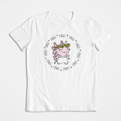 Playera Axolotzin Horoscopos Aro Virgo Ajolote