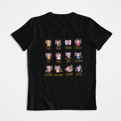 Playera Axolotzin Horoscopos Ajolote