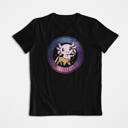 Playera Axolotzin Horoscopos Galaxy Sagitario Ajolote