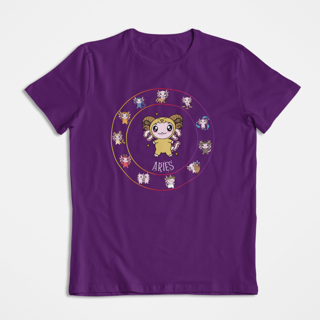 Playera Horoscopos Aries Axolotzin Ajolote