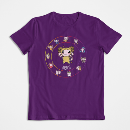 Playera Horoscopos Aries Axolotzin Ajolote