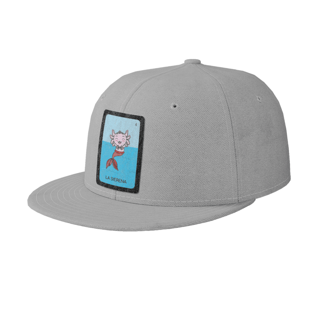 Gorra Unisex Plana Axoloteria La Sirena Ajolote