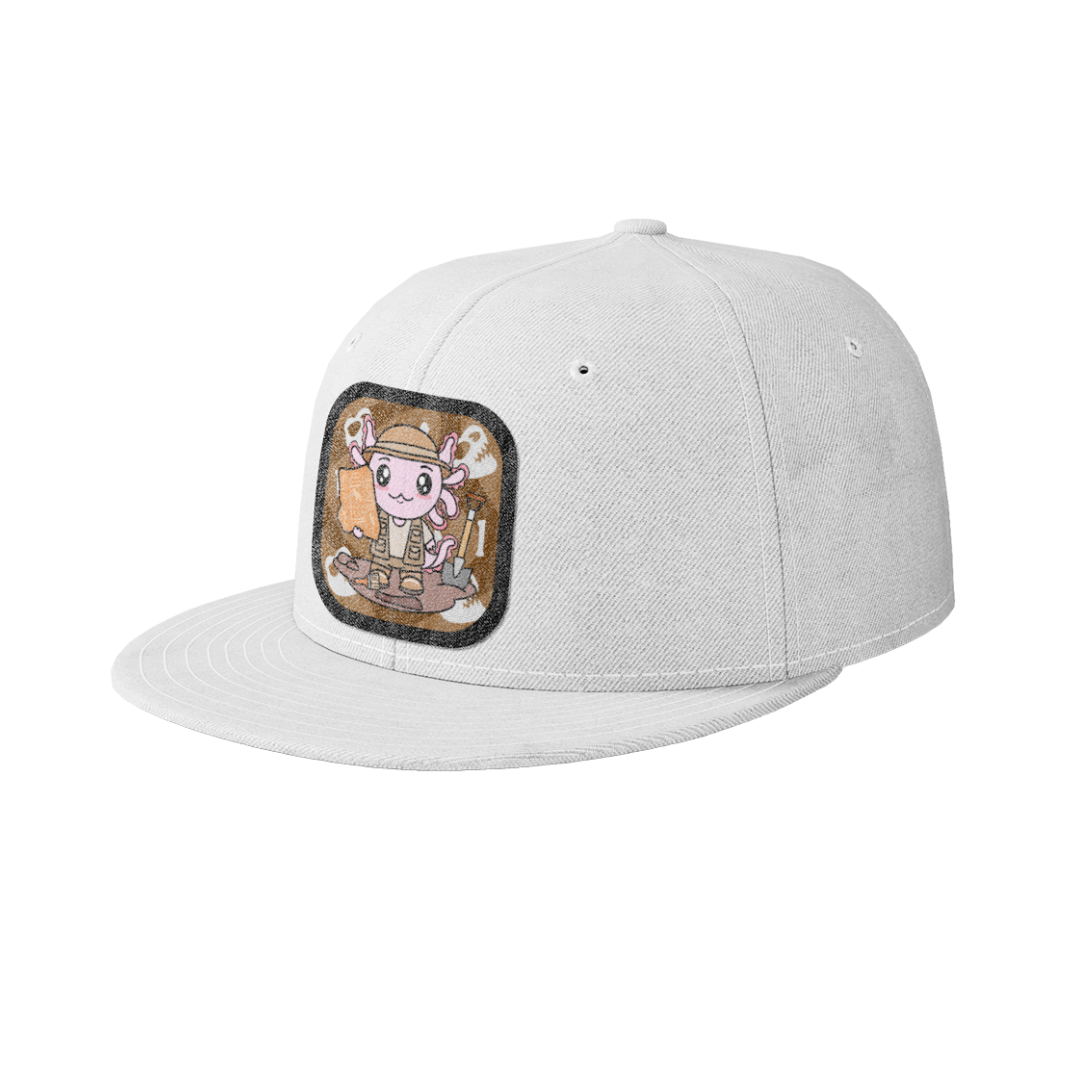 Gorra Unisex Plana Axolotzin Arqueologo